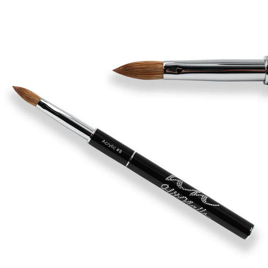 Pincel acrílico Kolinsky n.° 8 con tapa, Bruno Rosado